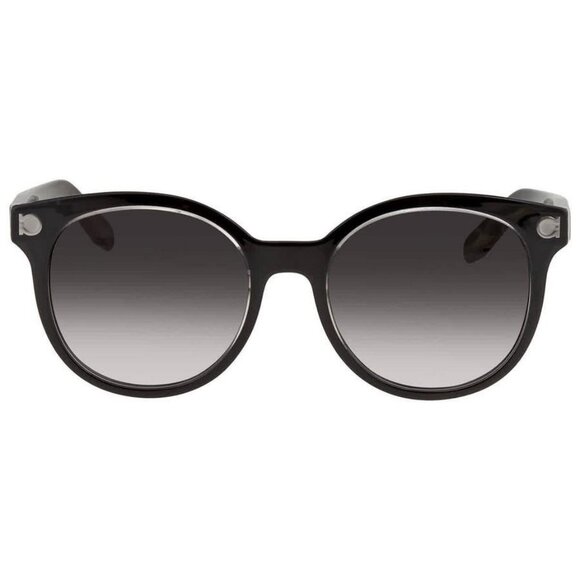 New Authentic Salvatore Ferragamo Grey Gradient Round Ladies Sunglasses SF833S00 - Picture 1 of 5